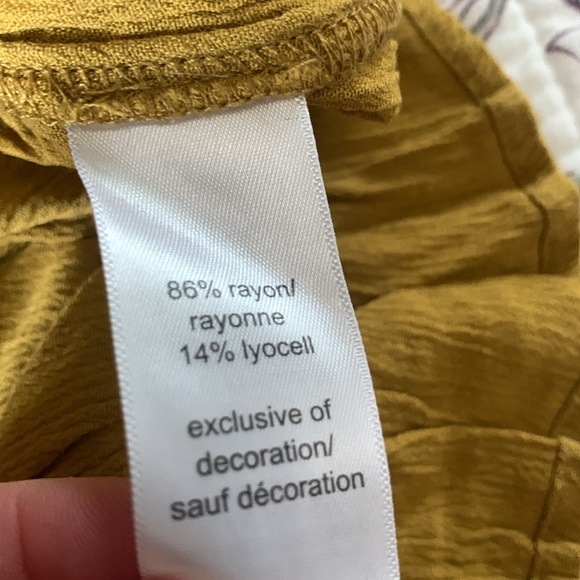 Maurices Golden Blouse with Tassel Accents - Picture 6 of 9